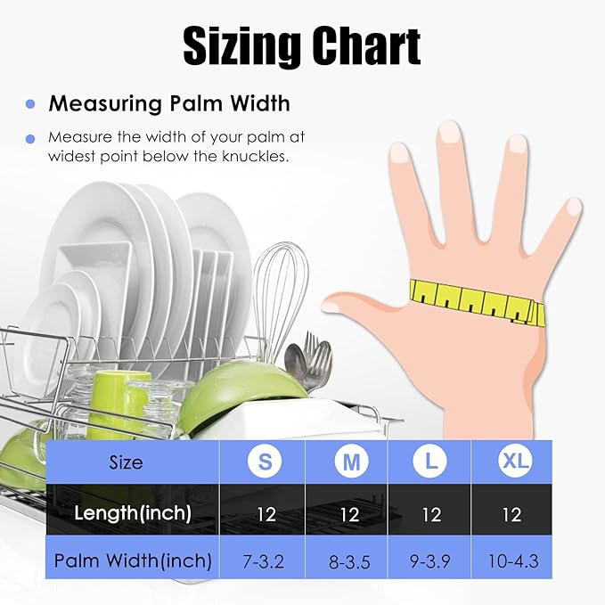 Rubber gloves dishwashing 2 or 4 Pairs - Image 6