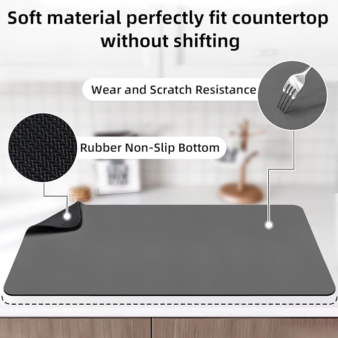 LOPNUR Extra Large Dish Drying Mat - Image 4