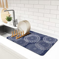 Dish Drying Mat Absorbent Kitchen Counter Mat Rubber Backing Draining Mat | by LuxStep