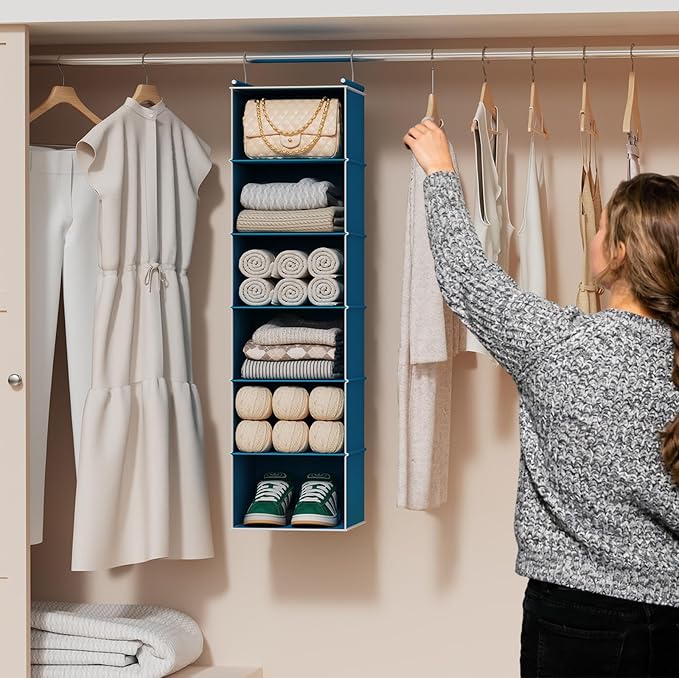 MAX Houser 6 Tier Hanging Closet Organizer - Image 7
