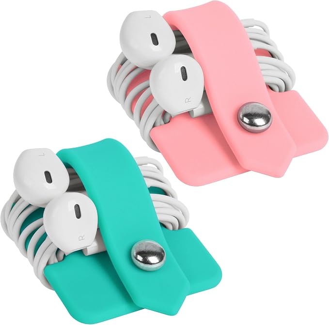 Cord Organizer Earbuds Holder Earphone Wrap Earphones Organizer Headset by ELFRhino