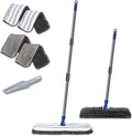 Two Sided Dust Mop for Floor Cleaning, 360°Microfiber Mop by MASTERTOP