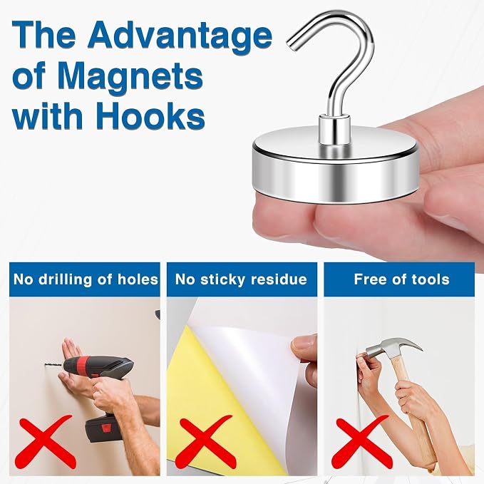 LOVIMAG Magnetic Hooks for Cruise Essentials 2026 Cabins Door 25 P - Image 5
