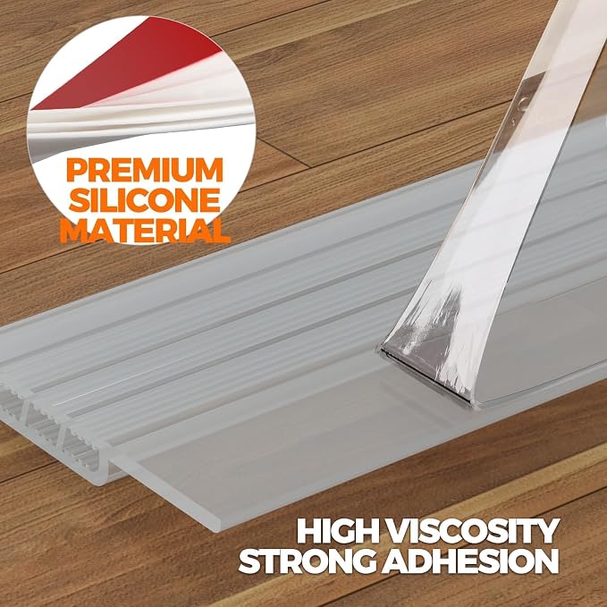 Holikme Door Draft Stopper 2-Pack, Under Door Seal - Image 3