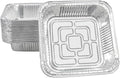 Non-Stick Disposable Air Fryer Aluminum Foil Liners Square 50PCS, Oil-Proof Aluminum Foil Tin Box Also for Steamer Basket Instant Pot Oven & Grill (6 * 6 Inch-Square)