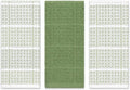 Serafina Home Sage Green Kitchen Dish Towels – Set of 3 100% Cotton Cloth Soft by SerafinaHome