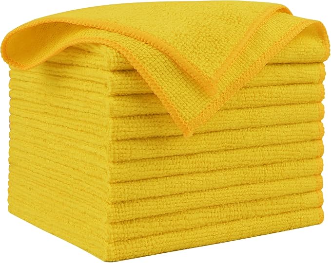 AIDEA Microfiber Cleaning Cloth-10PK, Microfiber Towels by AIDEAHOME