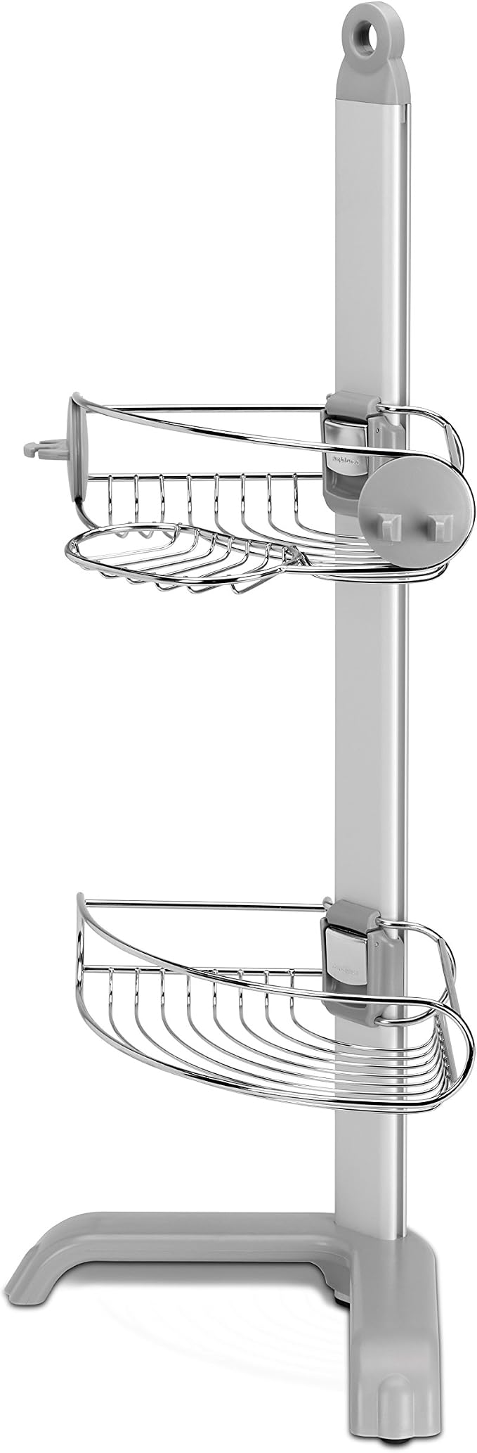 simplehuman Corner Shower Caddy, Stainless Steel and Anodized Aluminum - Image 5