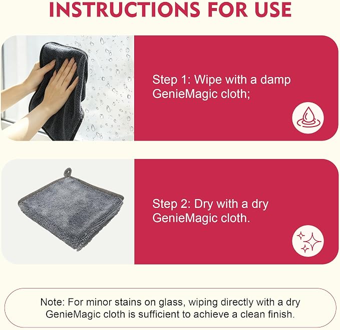 5 Pack Genie Magic Cleaning Cloth - Image 7