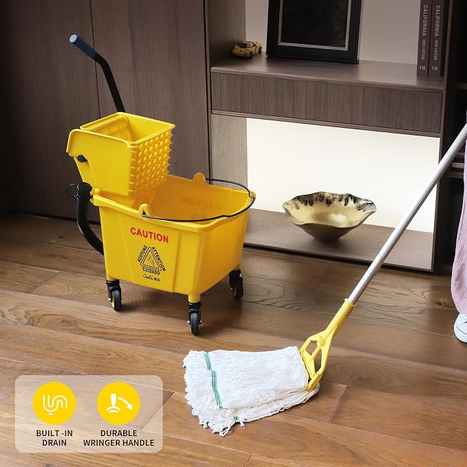 35Qt Commercial Mop Bucket - Image 3