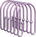 AmazerBath Shower Curtain Hooks, Sturdy Shower Curtain Rings Metal Shower Hooks by AmazerBath