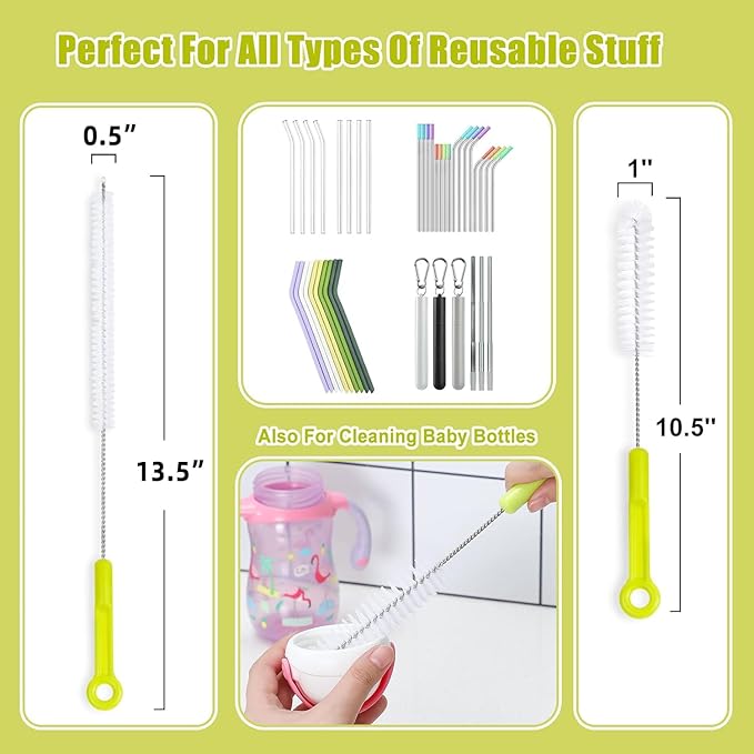 Bottle Cleaning Brush Set - Image 2