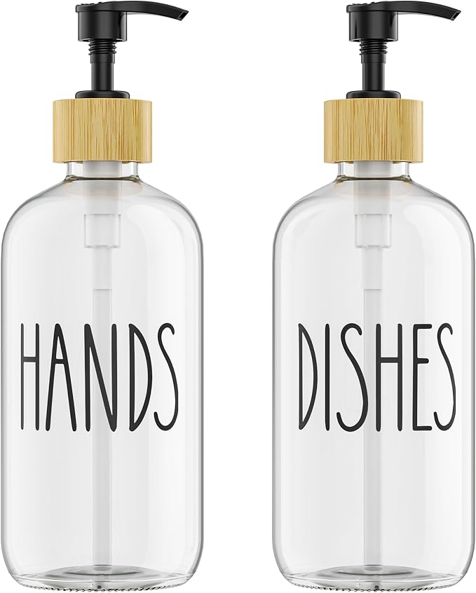 Cisily Kitchen Dish Soap Dispenser Set by CISILYHOMELIFE