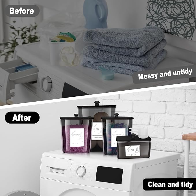 Zingbee 4 Pack Laundry Detergent Containers & Sheet Holder - Image 4