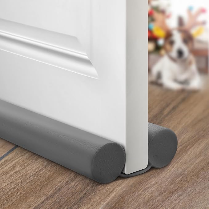 Holikme Door Draft Stopper Adjustable Door Sweeps, 32 Inch Dark Gray | Draft by Holikme