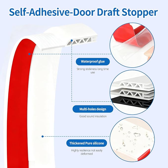 Door Draft Stopper Sheets, Door Sweep - Image 3