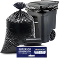 Plasticplace 95-96 Gallon Heavy Duty Black Trash Bags by Plasticplace