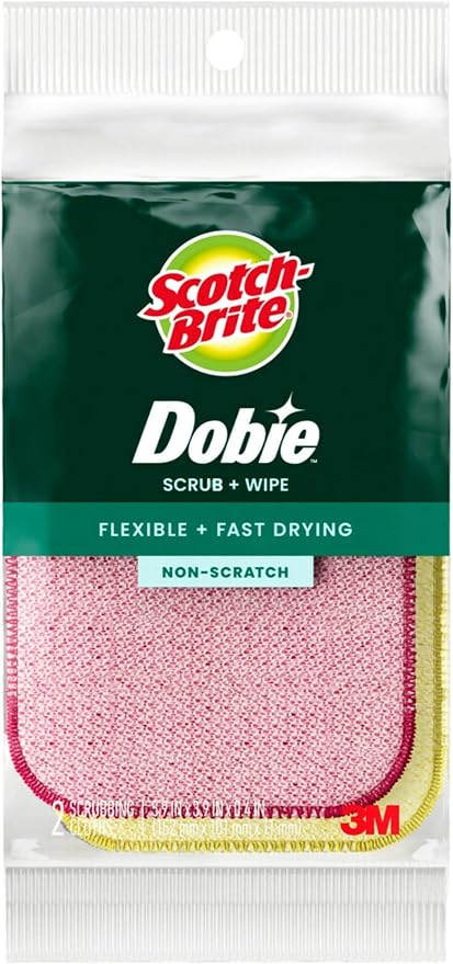 Scotch-Brite Dobie Scrub & Wipe Cloths, Sponge Cloths by Unknown