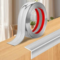 Wall Corner Protector Moulding Trim Peel and Stick Wall Corner Guards Trim Flexible Self Adhesive Edge Protector Moulding, 1.6 in x 10 Ft, Silver