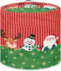 Christmas Decorative Kitchen Appliance Protector Dust Cover Universal Size 6 Quart Pressure Cooker/Air Fryer/Rice Cooker Dust Cover with Top Handle and Pocket