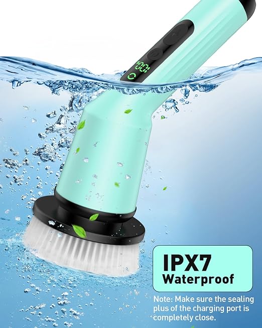 Electric Spin Scrubber for Bathroom, Shower Scrubber - Image 6