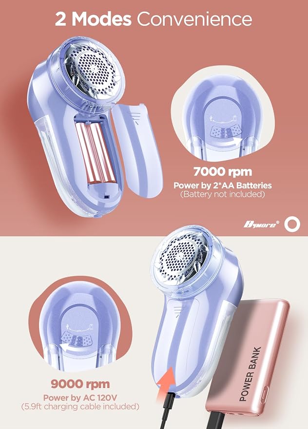 Bymore Fabric Shaver, Lint Shaver, Sweater Shaver - Image 5