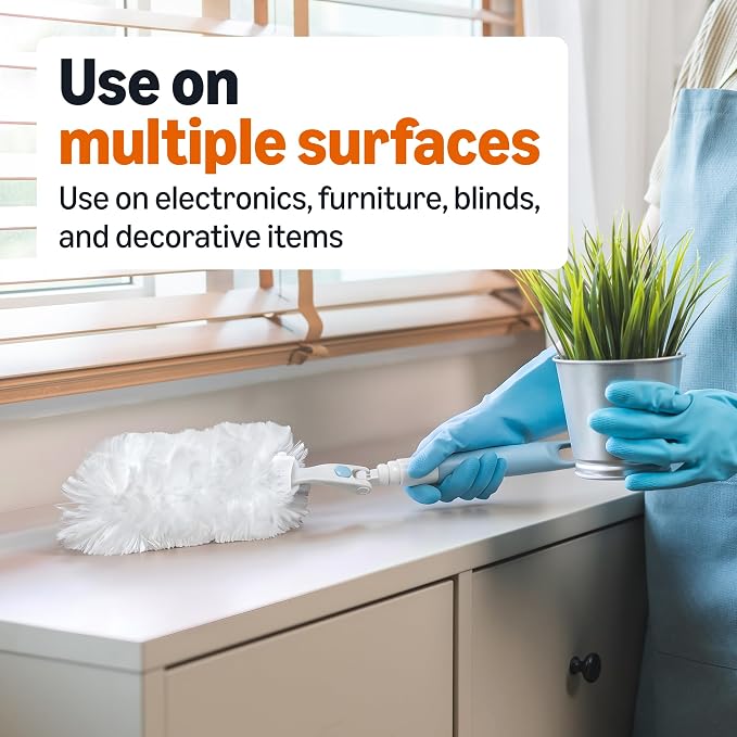 Amazon Basics 360° Heavy Duty Duster Refills, Picks up and Traps 2X More - Image 5