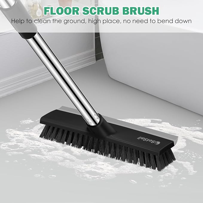 SetSail Floor Scrub Brush, 51-Inch Adjustable Long Handle Brush - Image 6