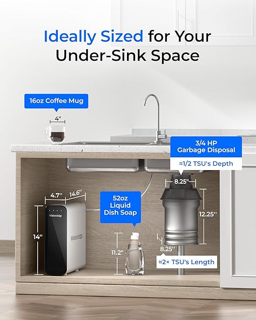 Waterdrop TSU-WB 0.01μm Ultra-Filtration Under Sink Water Filter System | - Image 5