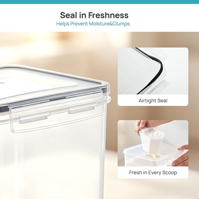 Vtopmart 3 PCS Flour and Sugar Storage Container Sets - Image 5