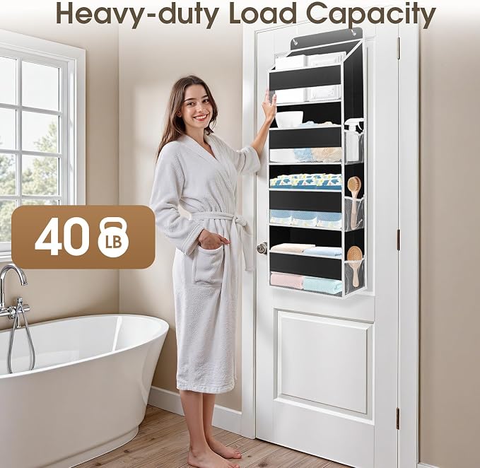 1Pack Over The Door Organizer Large Capacity Hanging Storage Room Organizer - Image 5