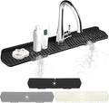 Kitchen Sink Splash Guard Gen2-30" x 6'' Silicone Sink Mat Splash Guard fit by EBIGIC