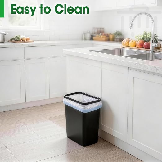 5 Pack Small Trash Can, Plastic Wastebaskets, 3.5 Gallon Small Garbage Can - Image 5