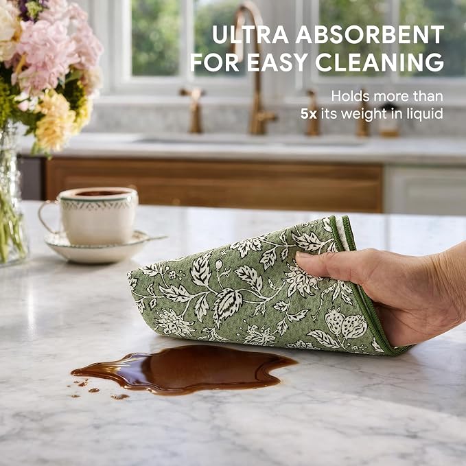 RECYCO Waffle Kitchen Towel Set of 2 - Image 4