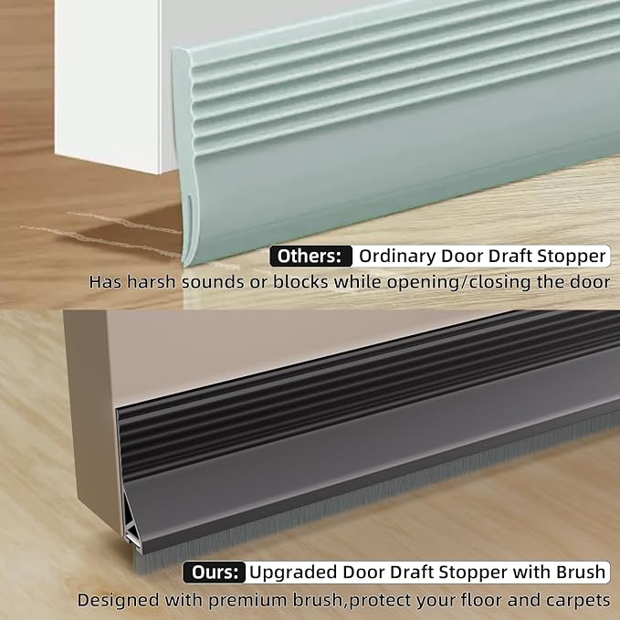 Esufeir 39”X2 Under Door Draft Stopper - Image 3
