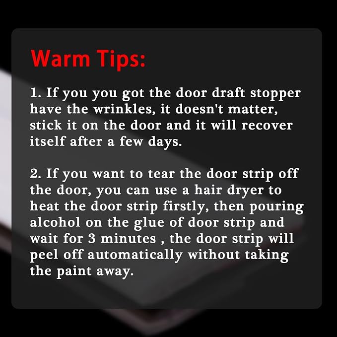 Suptikes Door Draft Stopper Under Door Seal - Image 2