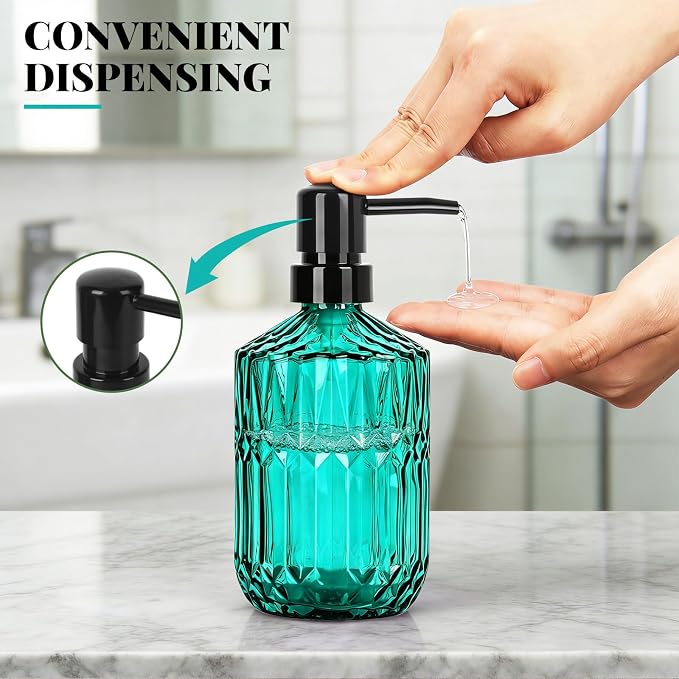 13.5oz Glass Soap Dispenser - Image 4