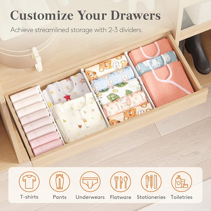 Lifewit 3.2" High Drawer Dividers - Image 9