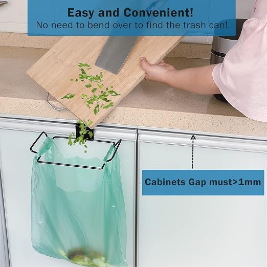 Large Stainless Steel Trash Bag Holder - Image 6