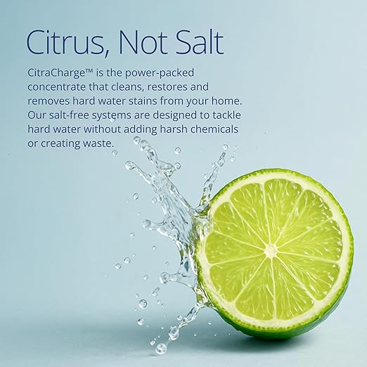 NuvoH2O Advanced 3-Stage Citrus-Based, Salt-Free Water Filter System + Water Softener with Iron and Sediment Filtration – Healthy & Pure Water – Removes Scale (Whole Home Trio System)