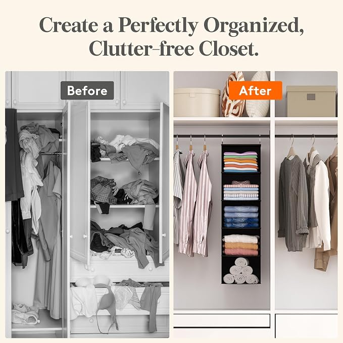 Lifewit Hanging Closet Organizer and Storage - Image 7