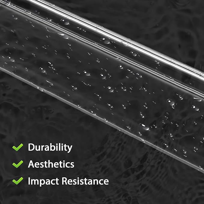 Gaahing 4Pcs Peel and Stick Clear Corner Guards, Self-Adhesive L-Shaped Outside Corner Shield for Wall Edge Furniture Door Frame Protector Bumper (2.9ft x 1.0in)