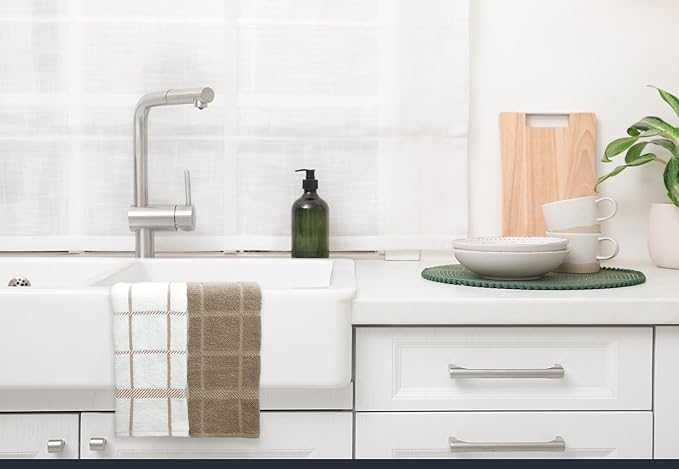 100% Cotton Terry Dish Towels, 4 pack16 x26 Inches, Super Soft and Absorbent - Image 6