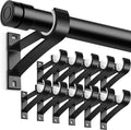 KOLAKO Curtain Rod Bracket, 12 Pack Heavy Duty Holders, Drapery Rod Support by KOLAKO