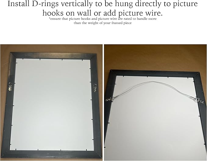 D-Ring Picture Hangers with Screws – 100 Pack Two Hole Wide Strap Hangers for Picture Frames, Photos, Mirrors, Wall Decor, and Paintings – 40 lb Capacity (100 Pack)