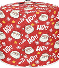 Christmas Hohoho Santa Claus 8 Quart Pressure Cooker Air Fryer Rice Cooker Dust Cover with Top Handle and Storage Pockets Kitchen Appliance Dust Protector Cover
