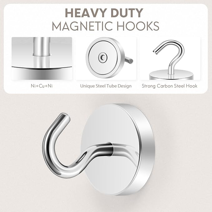 Neosmuk Magnetic Hooks Steel Tube Design - Image 6