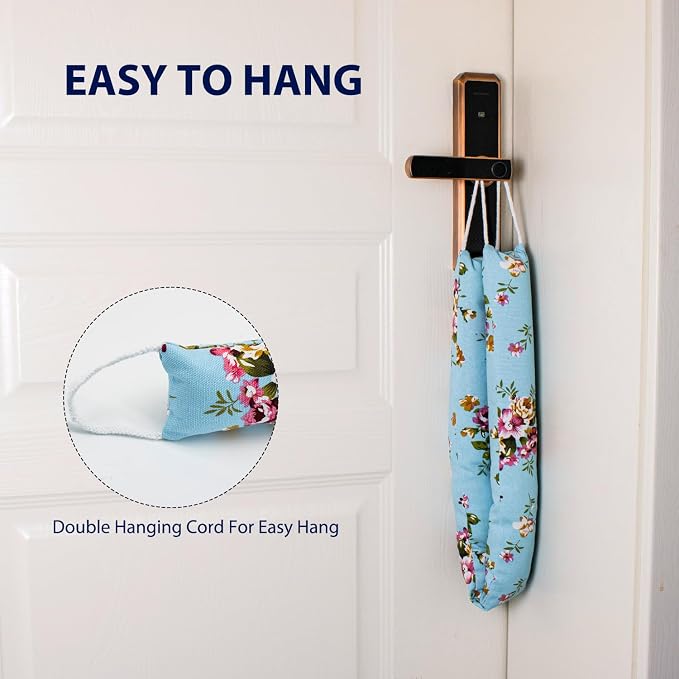 2 Pack 60 Inch 4 Inch Wide Under Door Blocker Door Draft Stopper - Image 4