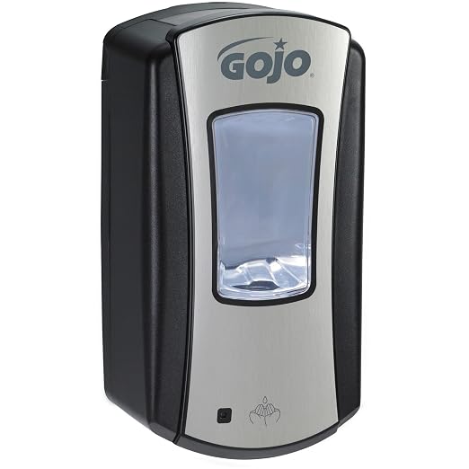 GOJO LTX-12 Automatic Foam Hand Soap Dispenser Chrome 1200mL 1ct - Image 5