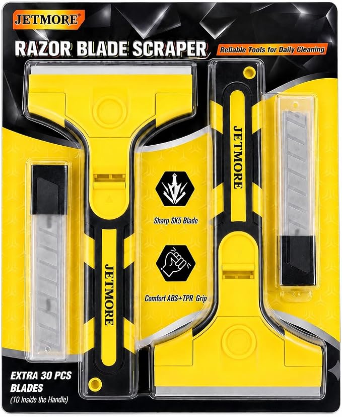 JETMORE 2 Pack Razor Blade Scraper by Jetmore